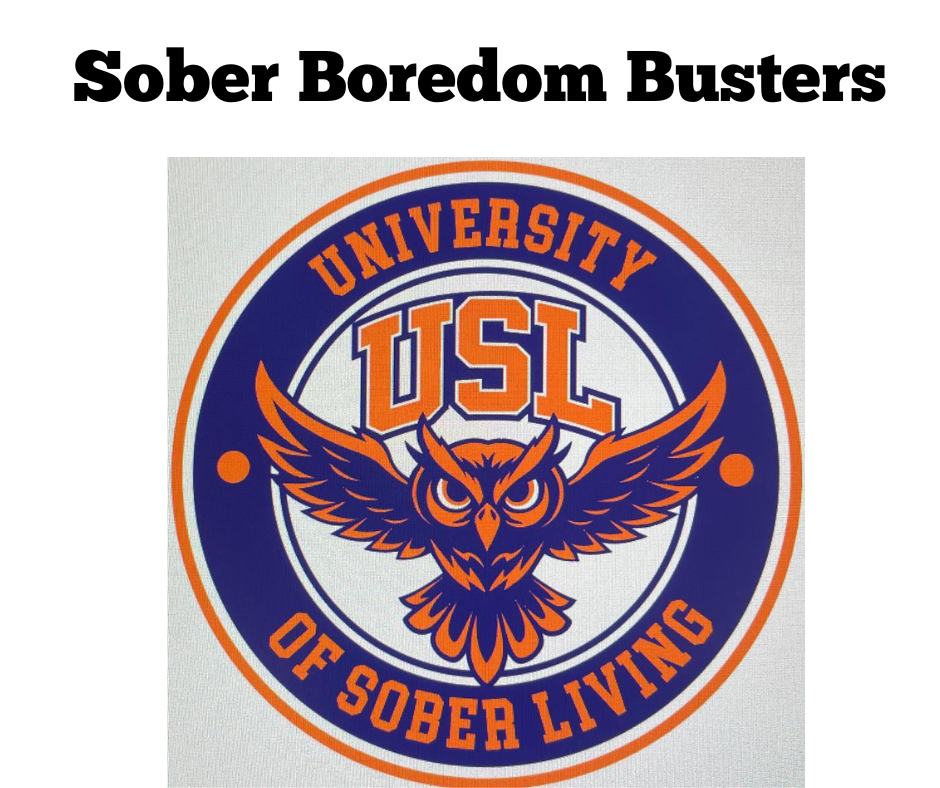 FREE Sober Boredom Busters List